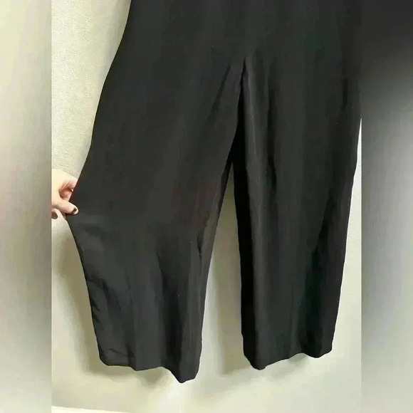 EUC | Massimo Dutti Black Wide Leg Jumpsuit | Women’s Size 2 - Picture 2 of 7